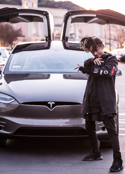 Jaden Smith Has a Tesla Model X…Jealous?